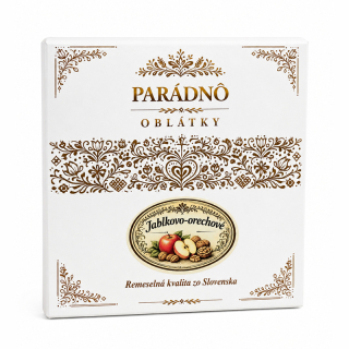Oblátky jablkovo-orechové Parádnô